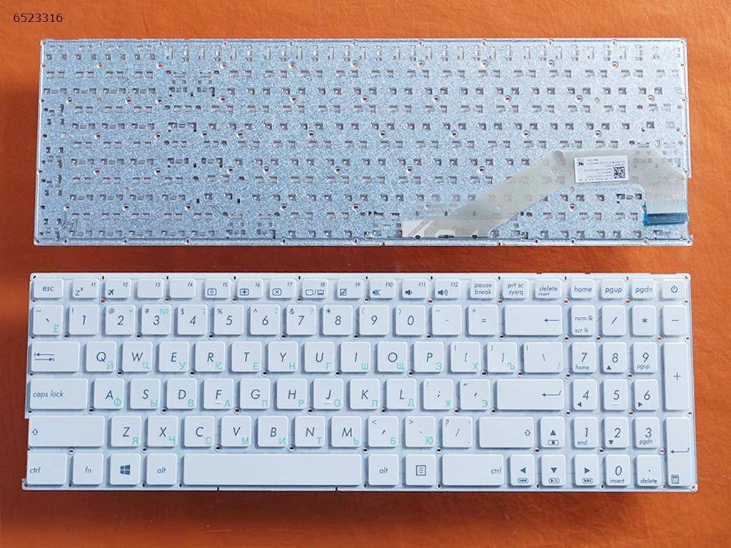 

Клавиатура для Asus x540 A540 D540 F540 K540 R540, x543, RU, (белая, Original)