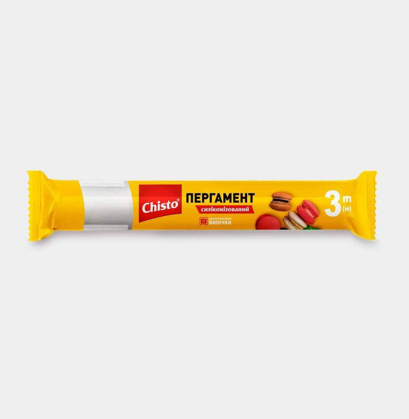 

Пергамент для выпекания Chisto Силиконизированный 3м, Белый