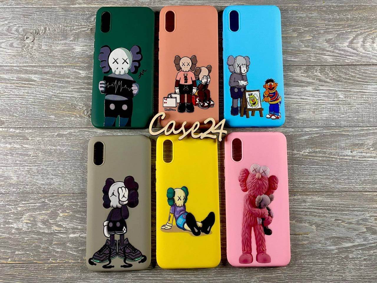 

TPU чехол накладка Kaws для Xiaomi Redmi 9A (6 видов), Разные цвета