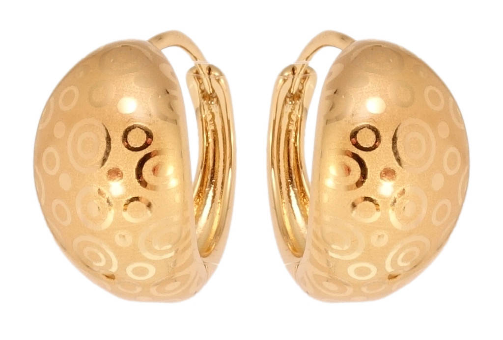 

Серьги Xuping Позолота 18K колечки "Узор колечки напылением"