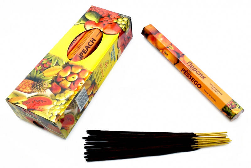 

Аромапалочки RAJ PEACH (шестигранник) Персик