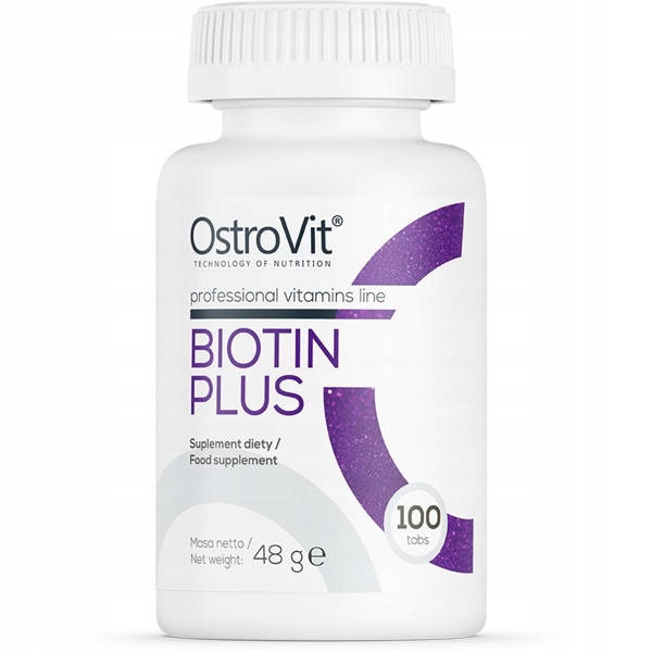 

Биотин OstroVit Biotin Plus 100 tabs