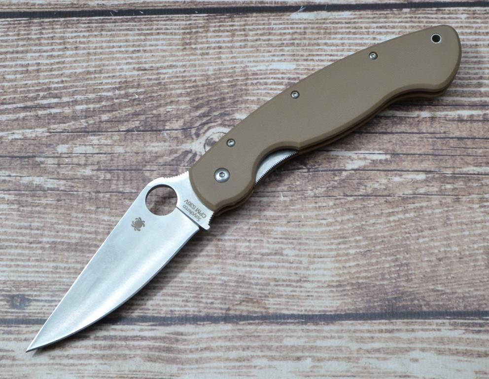 

Нож Spyderco Military coyote china, Черный