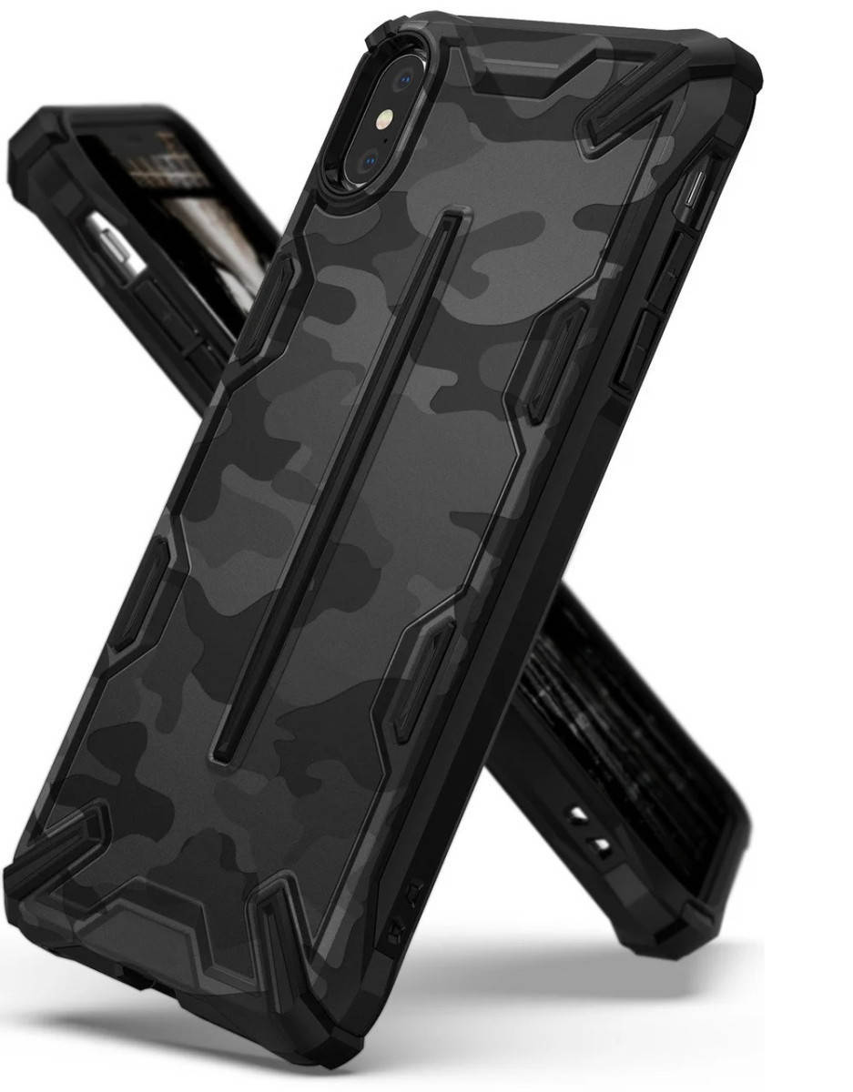 

Чехол Fusion Dual X Design для iPhone XS Max Camo Black (DXAP0021), Черный