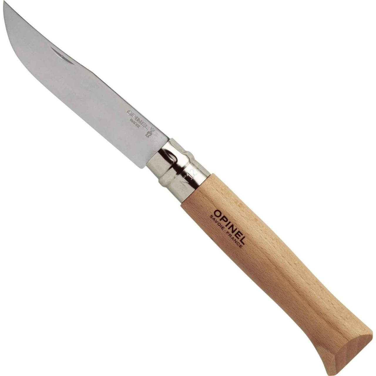 

Складной Универсальный Нож Opinel (Опинель) "Inox Natural No.12" (001084) Нержавеющая сталь, Коричневый