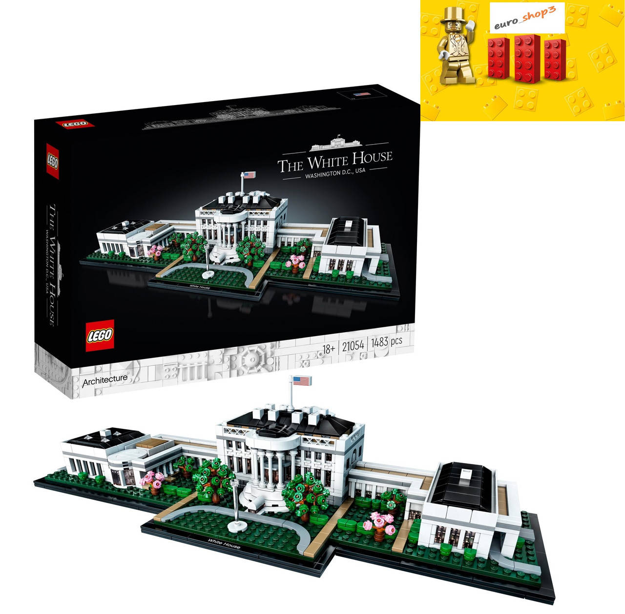 

LEGO Architecture Білий дім 21054, Белый