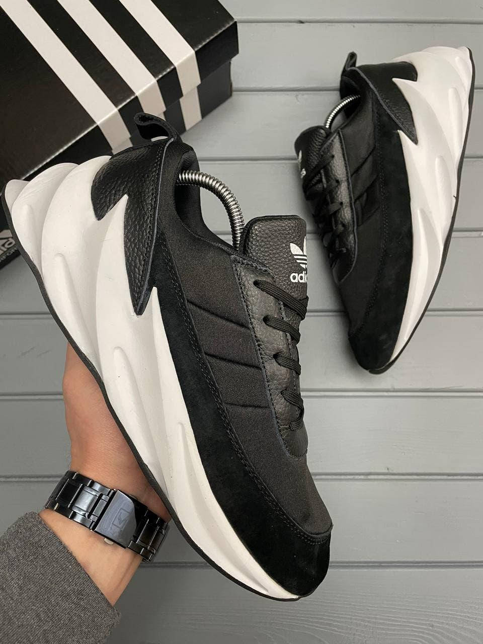 

Кроссовки мужские Adidas Sharks, весенние кроссовки адидас шаркс черные 42, Черный