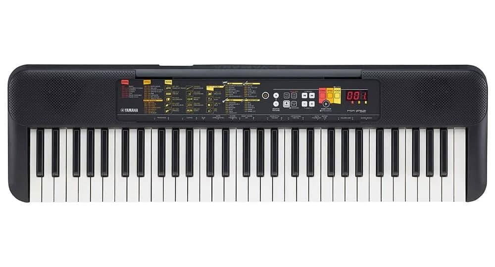 

Синтезатор Yamaha PSR-F52 + пюпитр и адаптер питания в подарок, Черный