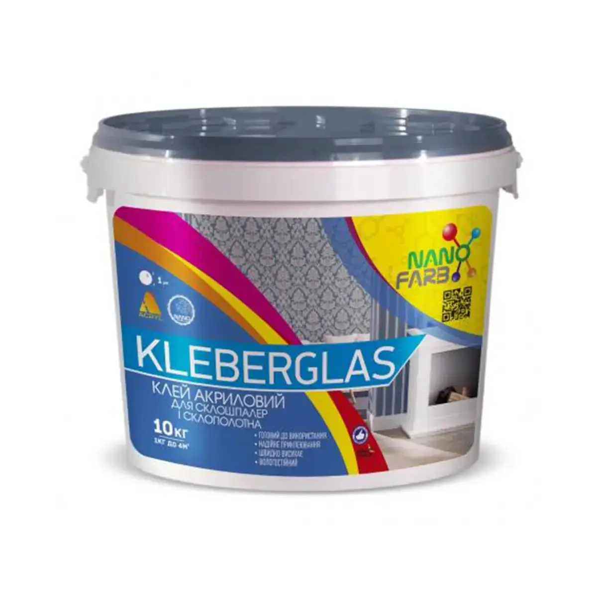 

Клей для стеклохолста NanoFarb Kleberglas 10кг