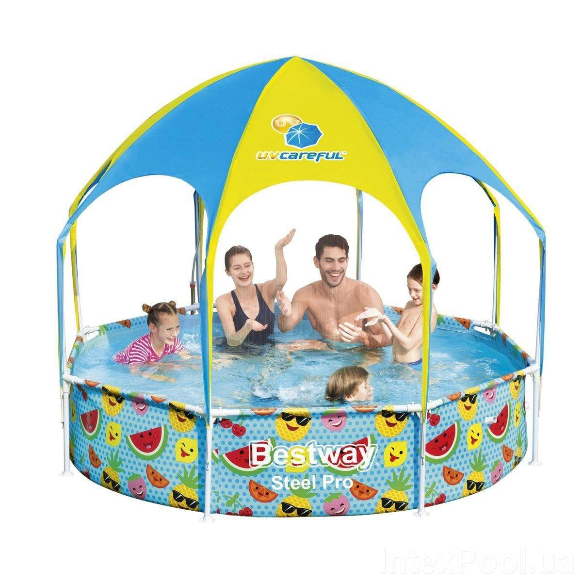 

Каркасный бассейн с накрытием Bestway 56432