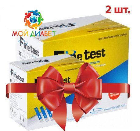 

Тест-полоски Finetest premium 50 2 упаковки