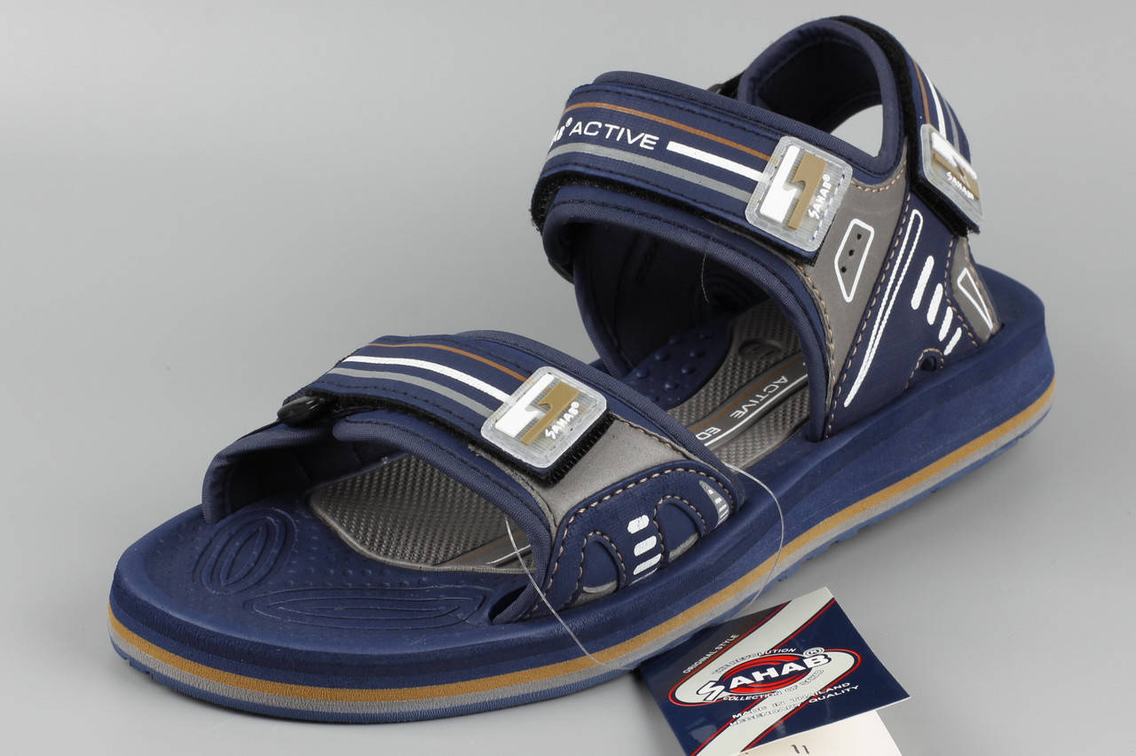 

Сандалии босоножки мужские Sahab SH20-025M Сахаб Размеры 13/43 14/44, Синий