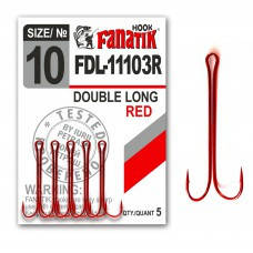 

Двойной крючок Fanatik FDL-11103 RED