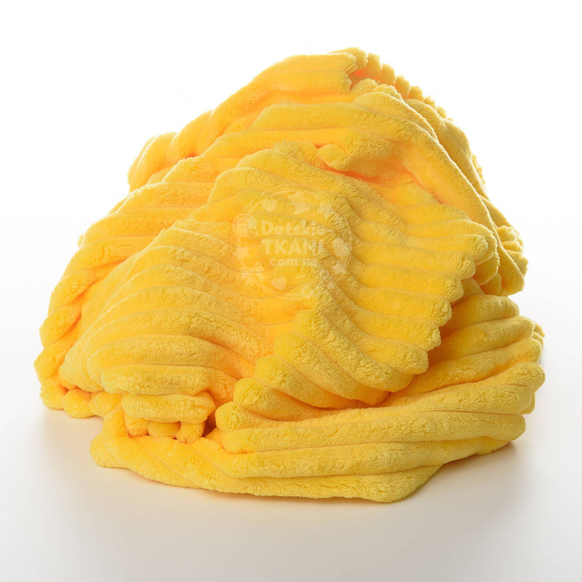 

Плюш Stripes жёлтого цвета, плотность 350 г/м2, Желтый