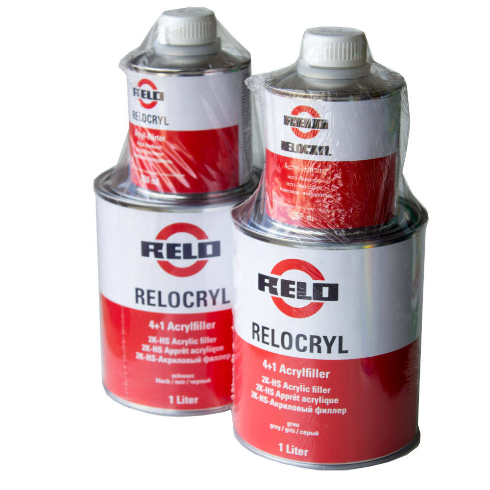 

Грунт акриловый Relocryl (Mipa) 2K HS 4+1 комплект с отвердителем 1,25 л Серый