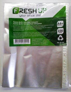 

Файлы для бумаги А4 30 мкм 100шт глянцевый Fresh Up