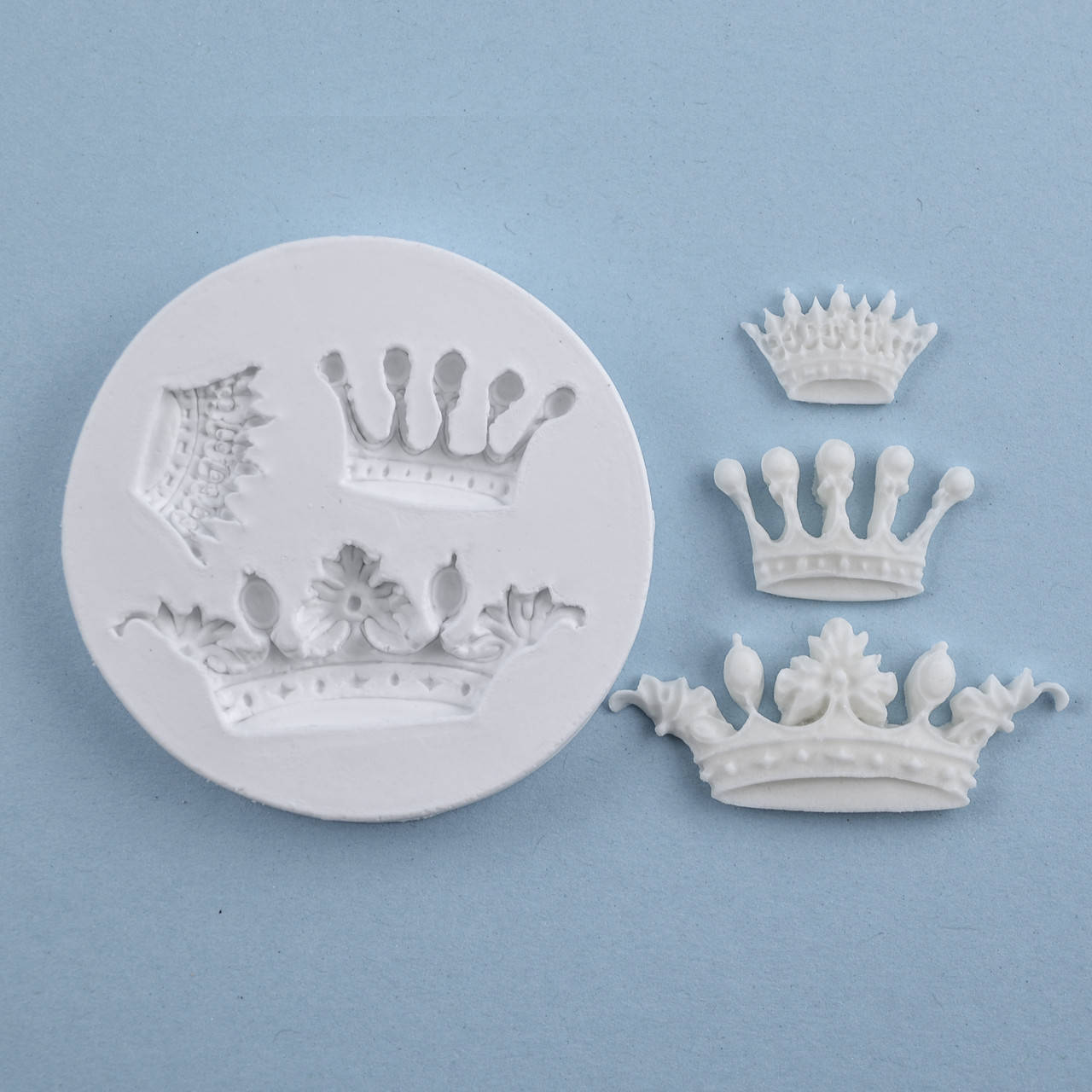 

Силиконовый молд Набор корон 7х7 см
