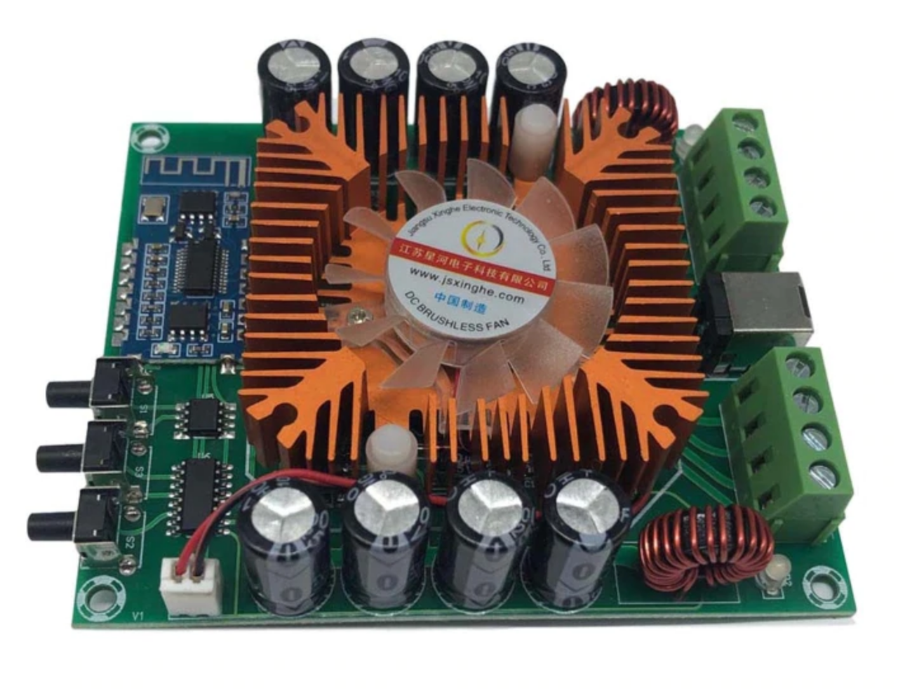 

Аудио усилитель TDA7850H 4х50Вт 12-14,4В Bluetooth 5.0