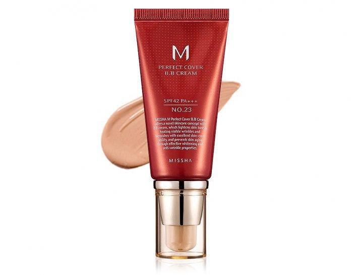 

Зволожуючий BB-крем з гіалуроновою кислотою з SPF 42 Missha Perfect Cover BB Cream 50 мл тон 23