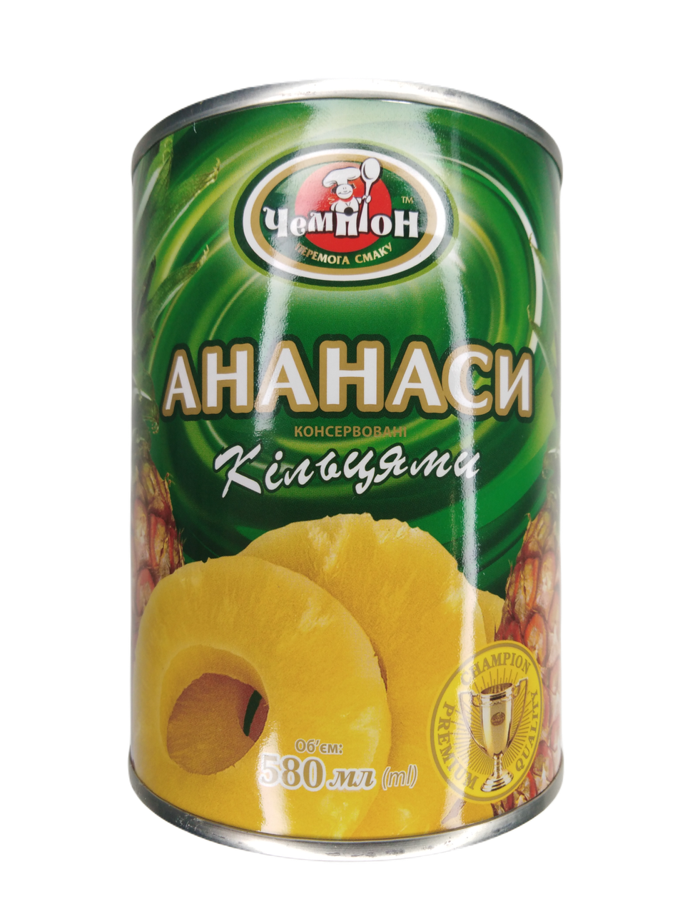 

Ананасы кольца 580мл Чемпион