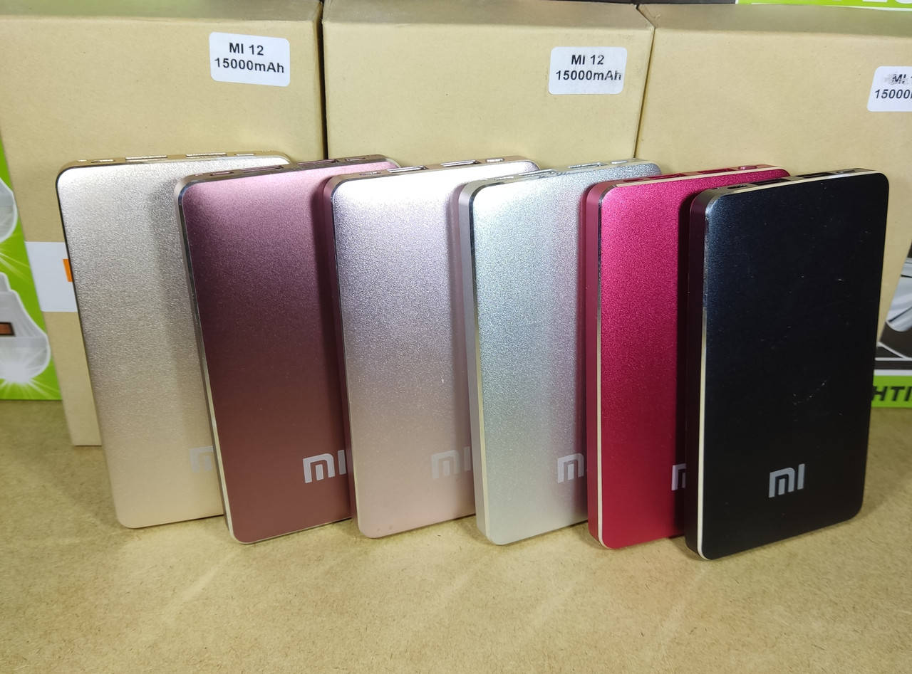 

Power Bank Mi 12 15000mah повер банк портативная зарядка Xiaomi replika