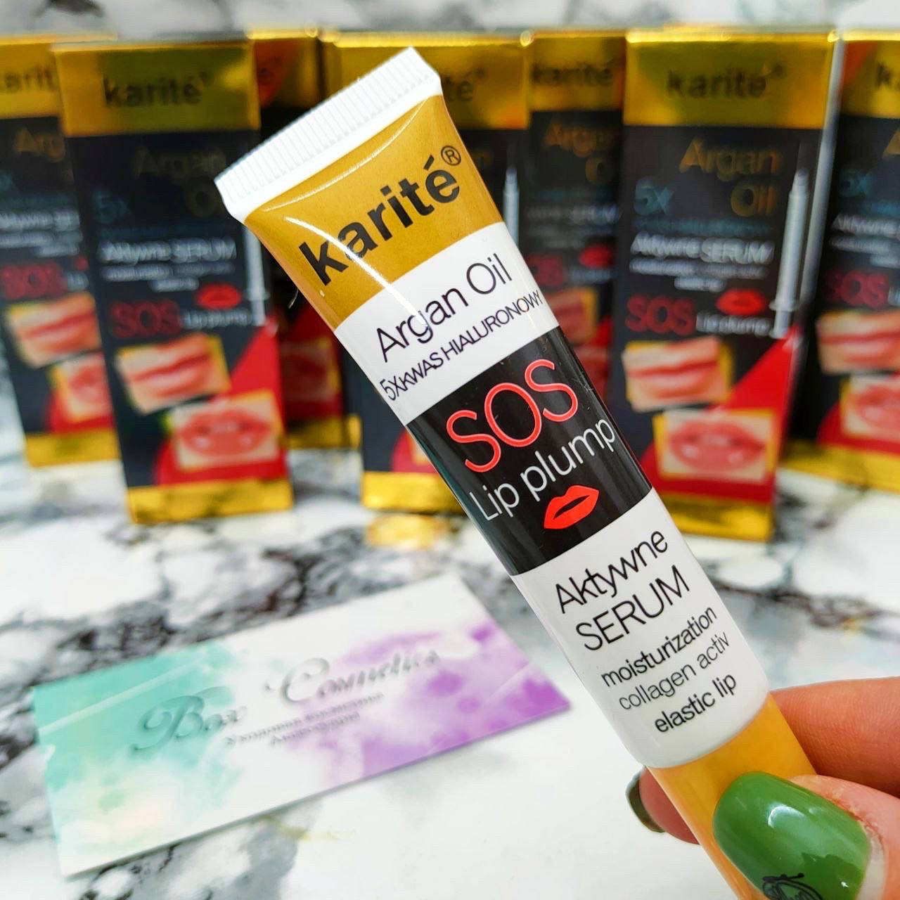 

Блеск для увеличения объёма губ KARITE SOS Argan oil 17мл