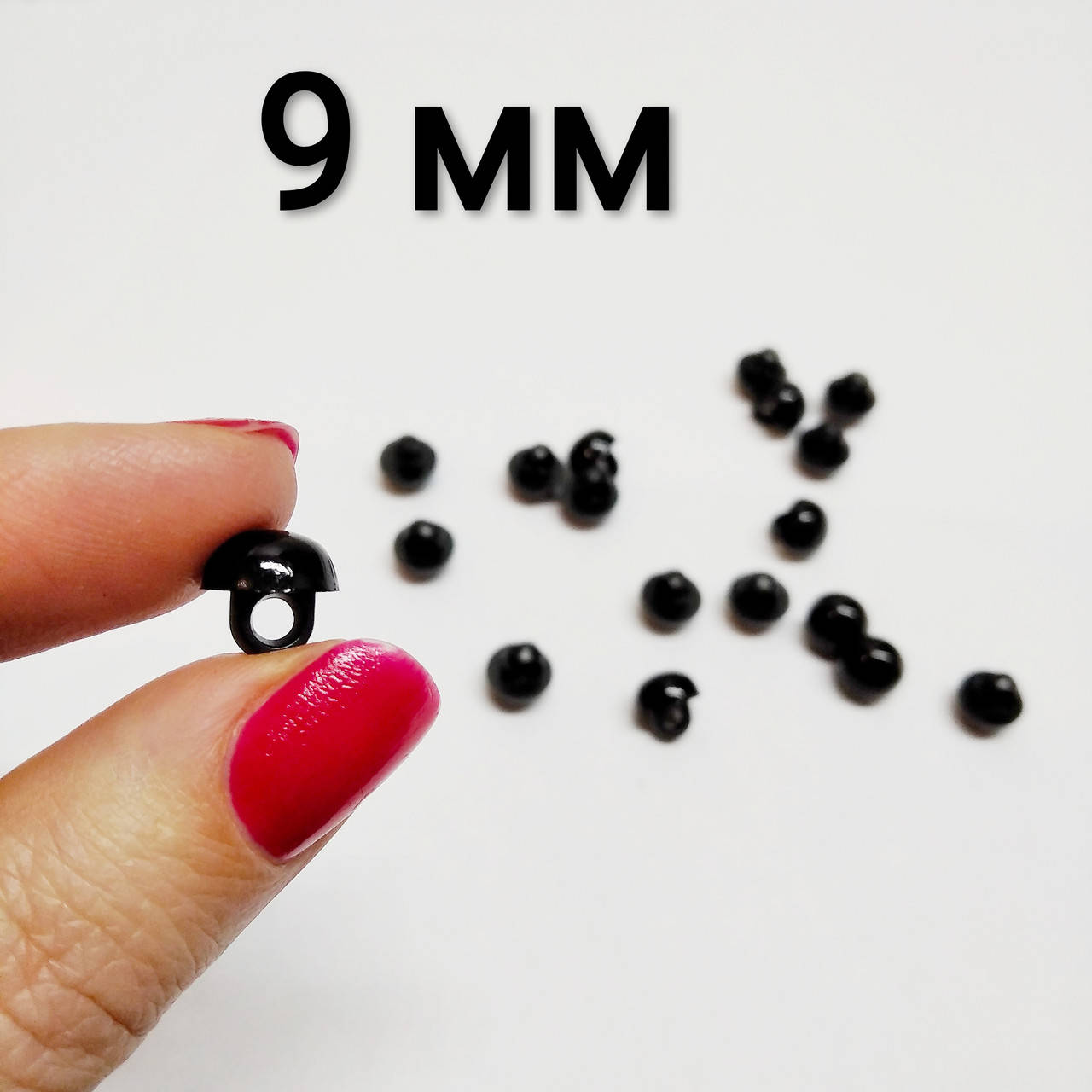 

Глазки пришивные пуговки 9 мм, грибочки глаза, пара