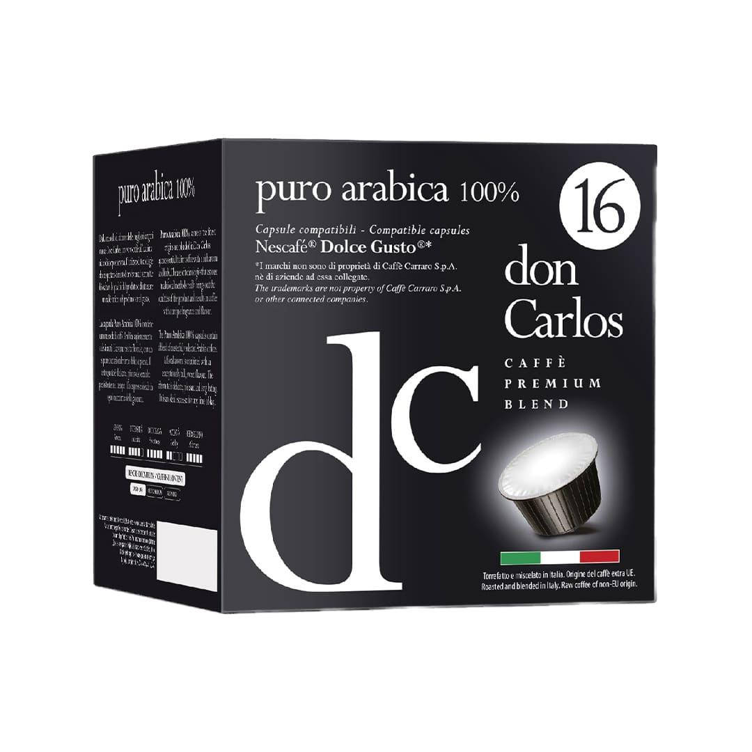 

Кофе в капсулах DG Carraro Don Carlos Puro Arabica 100% 16 шт