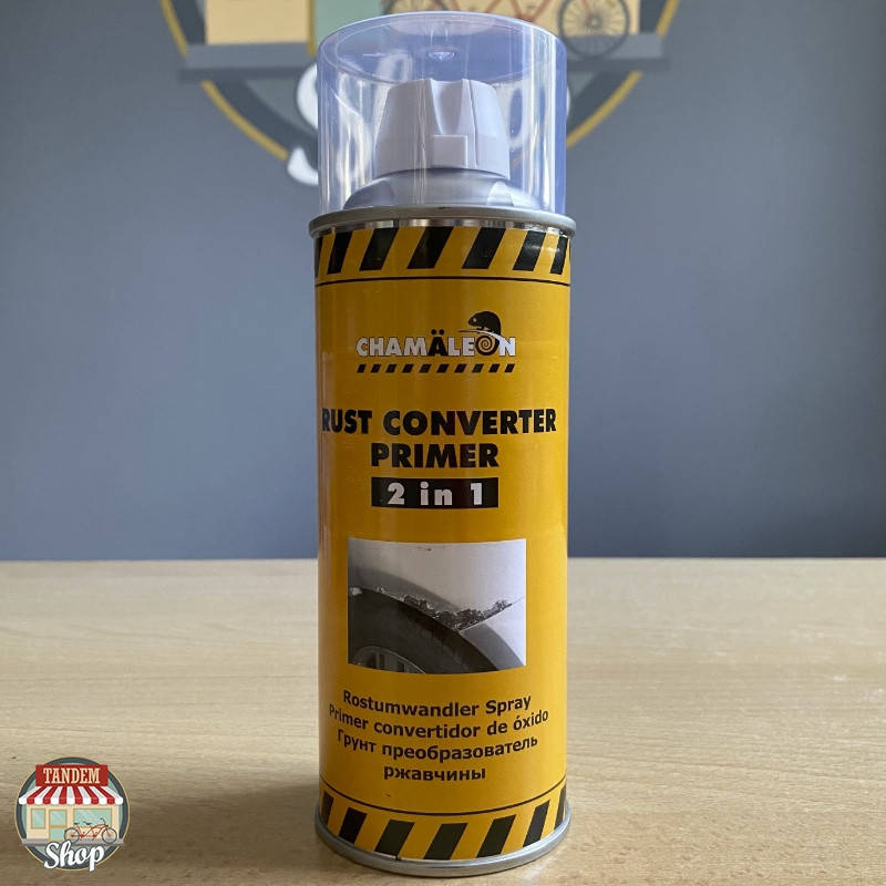 

Грунт-преобразователь ржавчины Chamaleon 606 Rust Converter & Primer, 400 мл Аэрозоль, Прозрачный