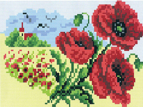 

Картина из мозаики Алмазная мозаика Украина (CF034) 20 х 30 см (Без подрамника)