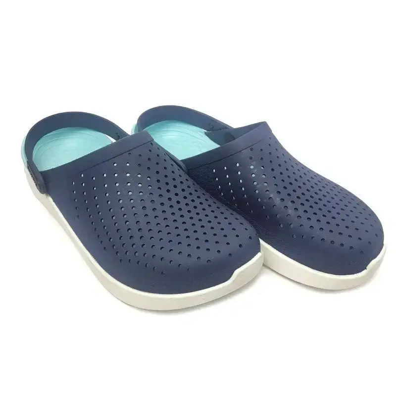 

Кроксы женские сабо шлепанцы синие закрытый носок Street-Fight 38(24-24.5 см)