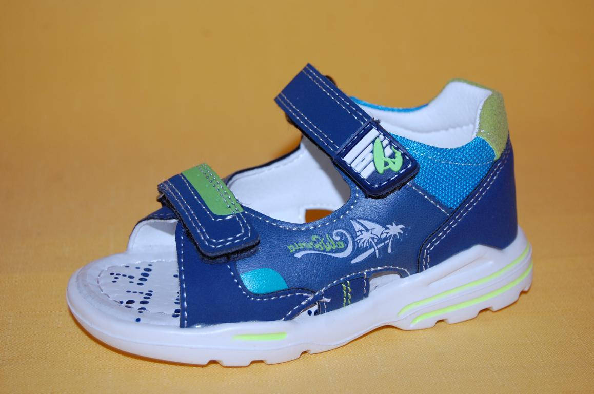 

Детские Босоножки Том.М Китай 7349 Для мальчиков Синий размеры 23_28