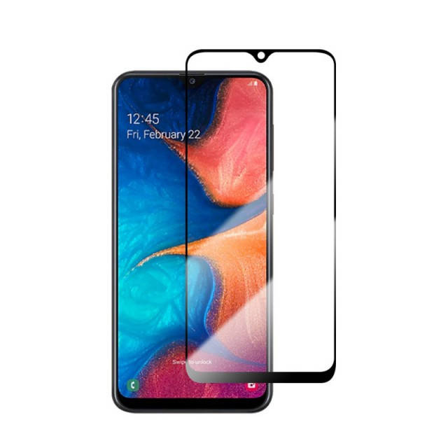 

Защитное стекло MIZA FullGlue Samsung A20 A30 A30S A50 A50S M30 M30S M21 M21S M31 M32 Black, Черный