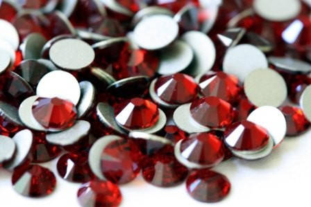 

Стразы Brilliant Nails Siam SS3 50 шт, Красный