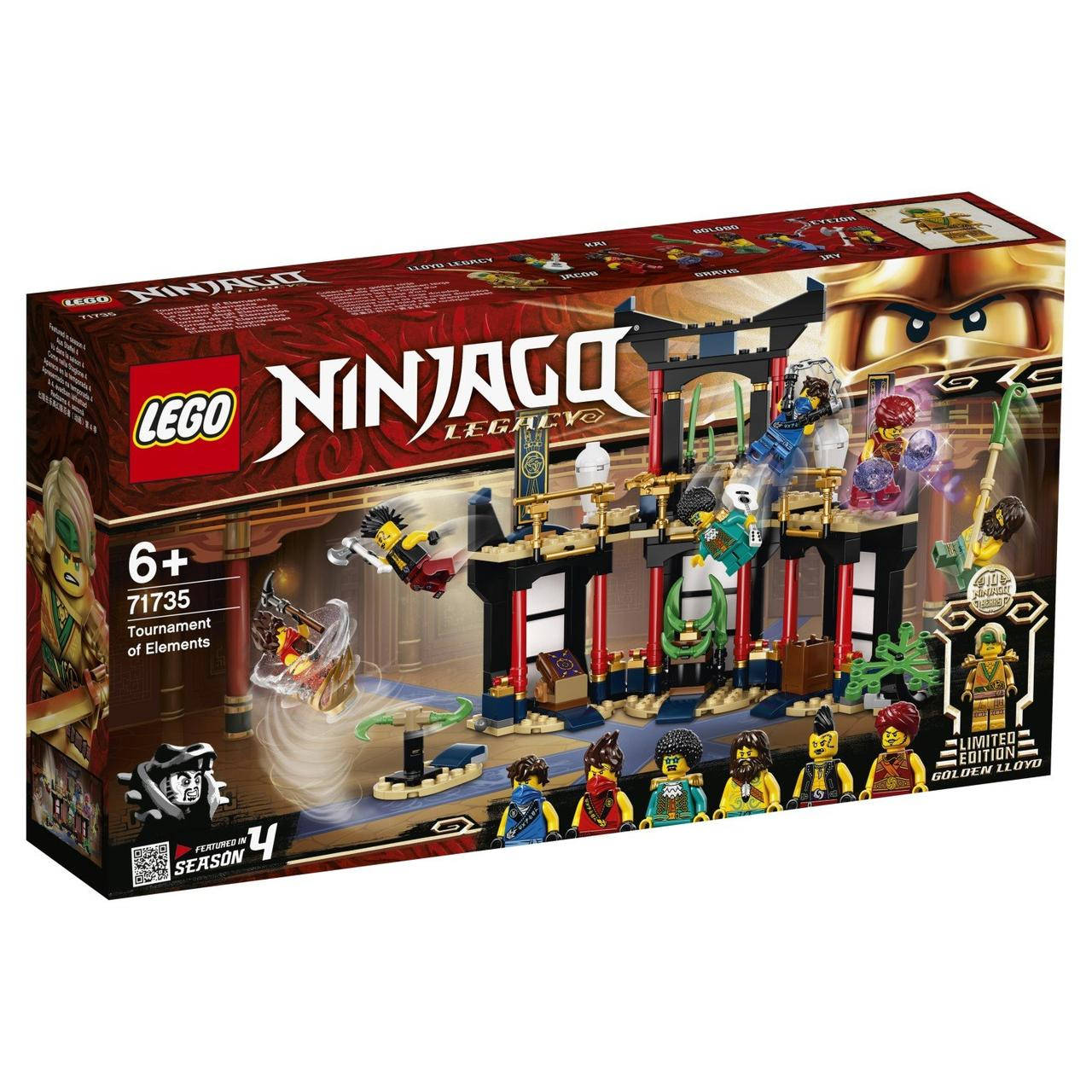 

LEGO ЛЕГО Ninjago Турнир стихий 71735 (+подарок)