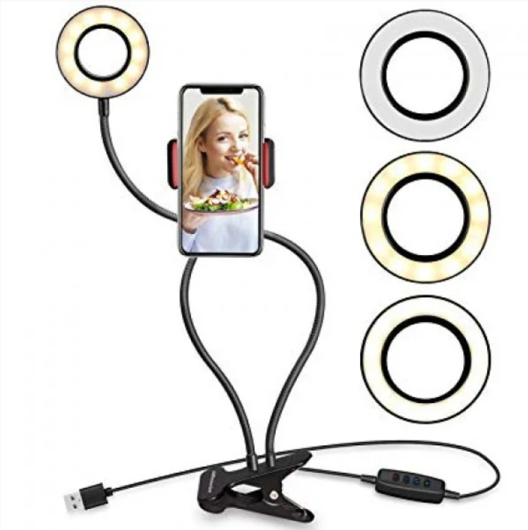 

ДЕРЖАТЕЛЬ ТЕЛЕФОНА С ПОДСВЕТКОЙ PROFESSIONAL LIVE STREAM USB