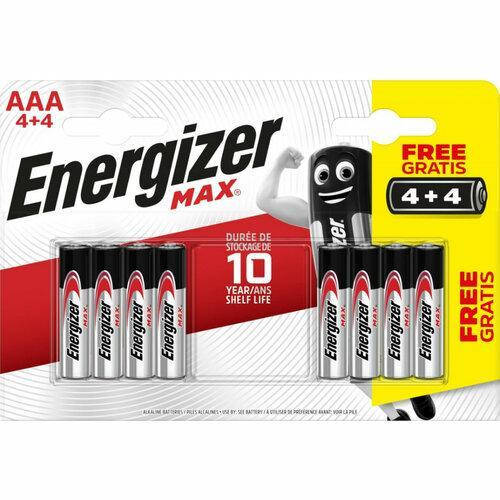 

Батарейка Energizer MAX AAA LR03 8шт на блистере