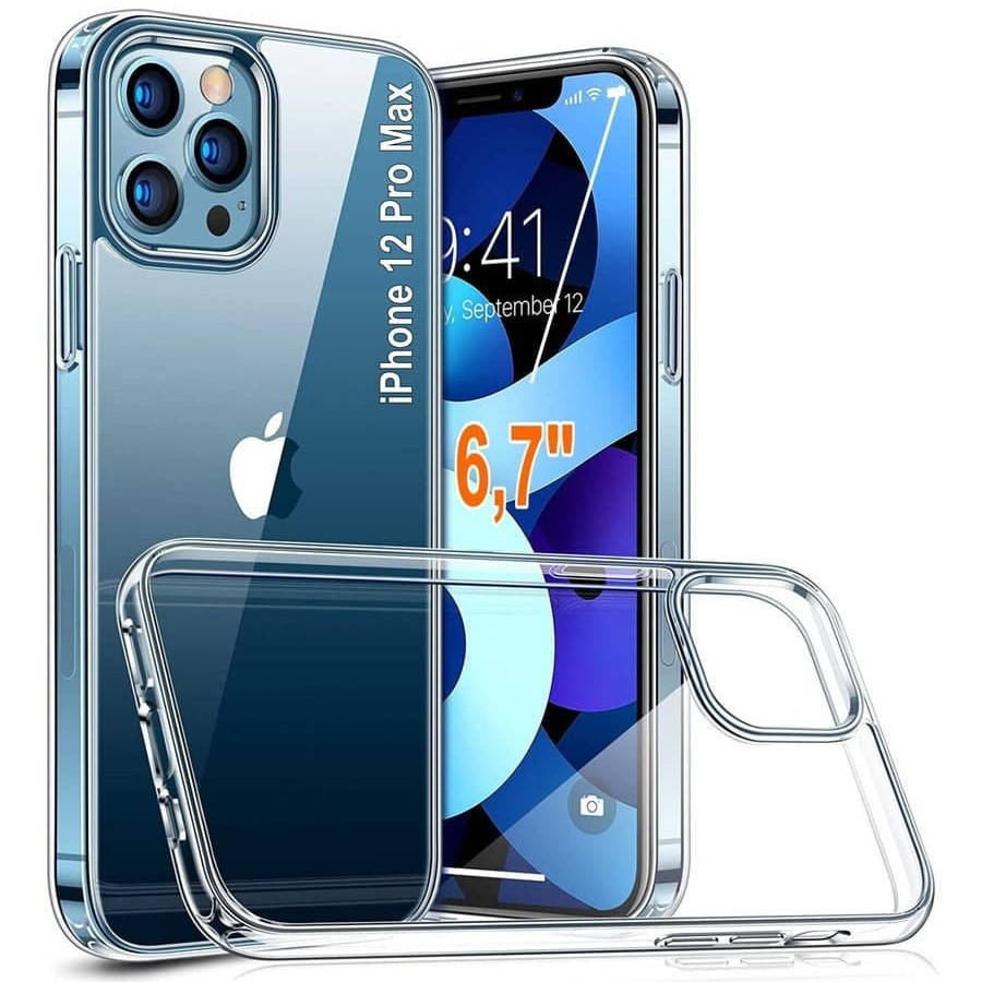 

Чехол ультратонкий 0,3 мм iPhone 12 Pro Max, Прозрачный