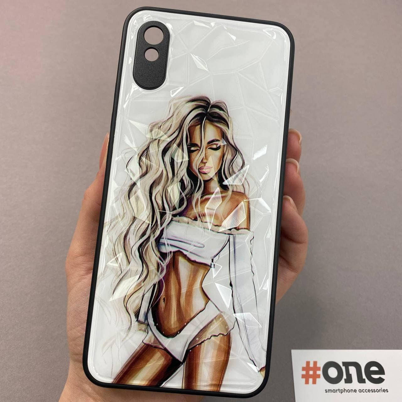 

Чехол для Xiaomi Redmi 9A Ladies с 3д эффектом с принтом девушки чехол на телефон сяоми редми 9а белый