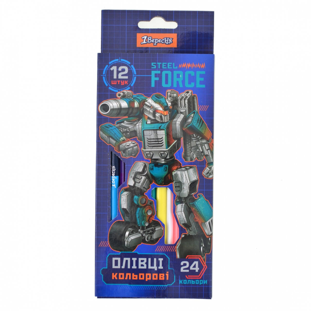 

Олівці 12/24 кол. Steel Force 290555