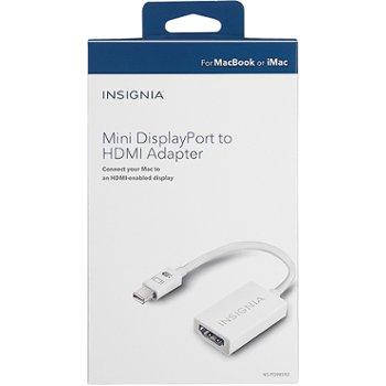 

Переходник Insignia - Mini DisplayPort-to-HDMI Adapter - White, Белый