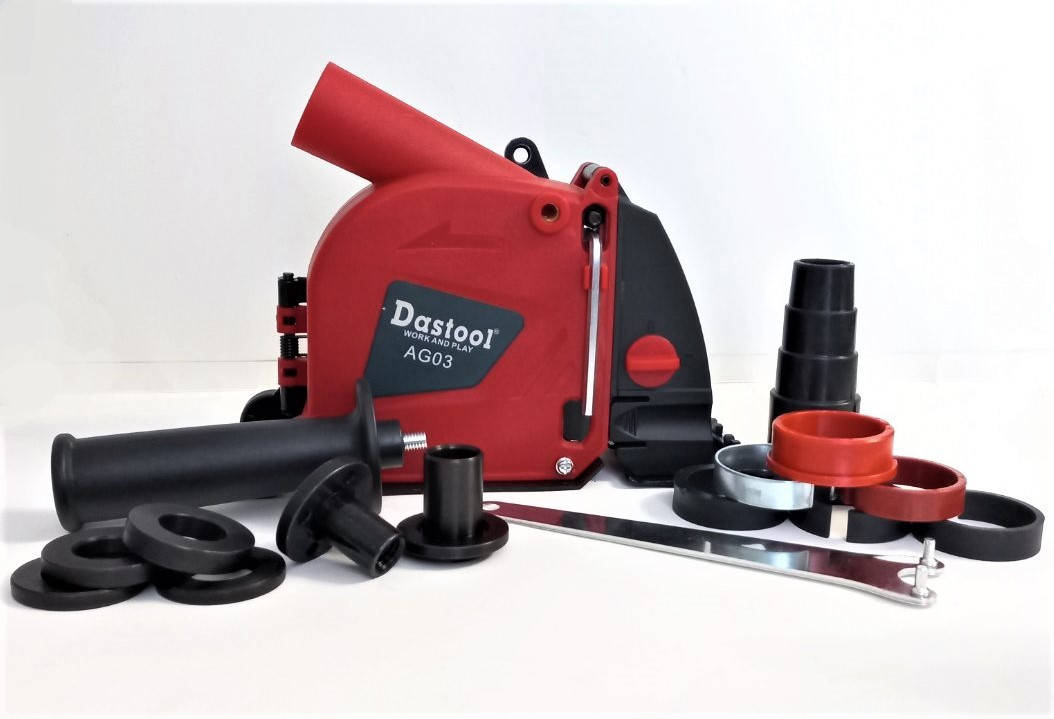 

Пылезащитный кожух Dastool AG03 для двойной резки Штроборез 125-150 мм