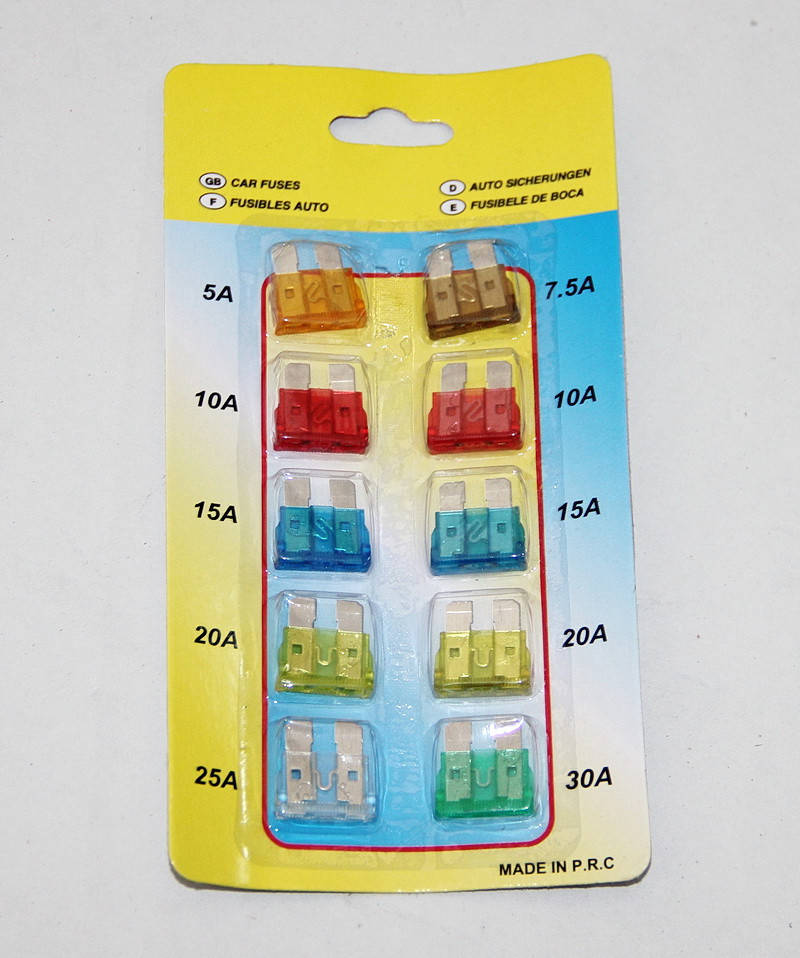 

Предохранители евро к-т 10шт