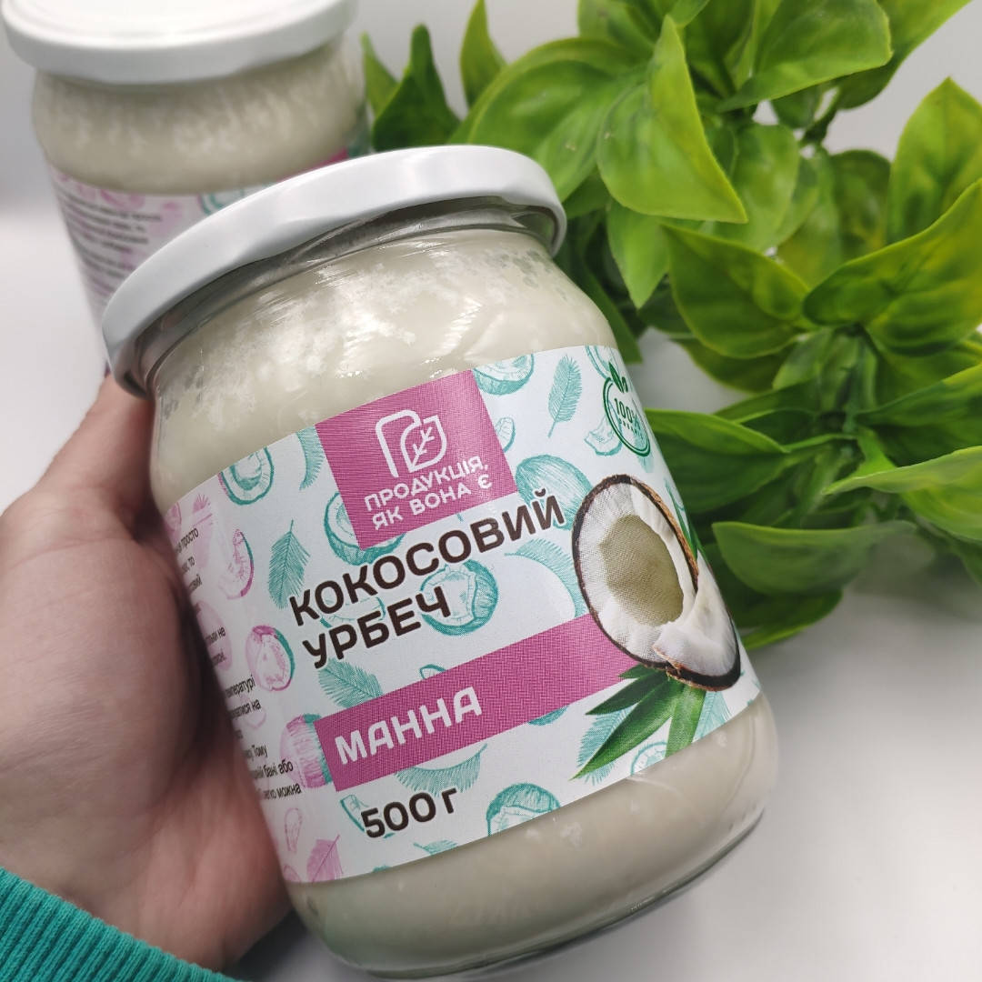 

Кокосовая манна (паста, урбеч) 500 мл