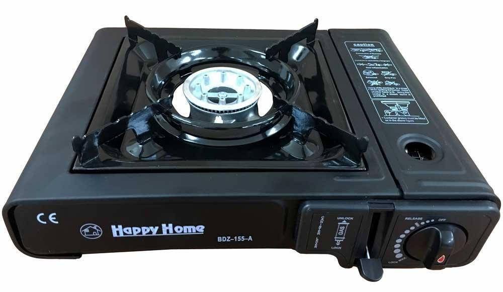 

Плита газовая одноконфорочная, туристическая Happy Home-BDZ-155-A