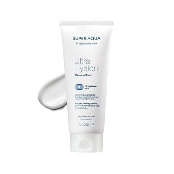 

Очищающий крем Missha Super Aqua Ultra Hyalron Cleansing Cream 200 ml