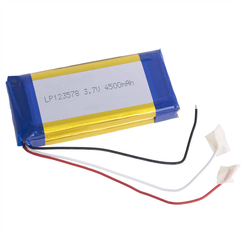 

123578 3,7V 4500mAh 3C, PCB+3wires(24AWG-100mm) LiPower