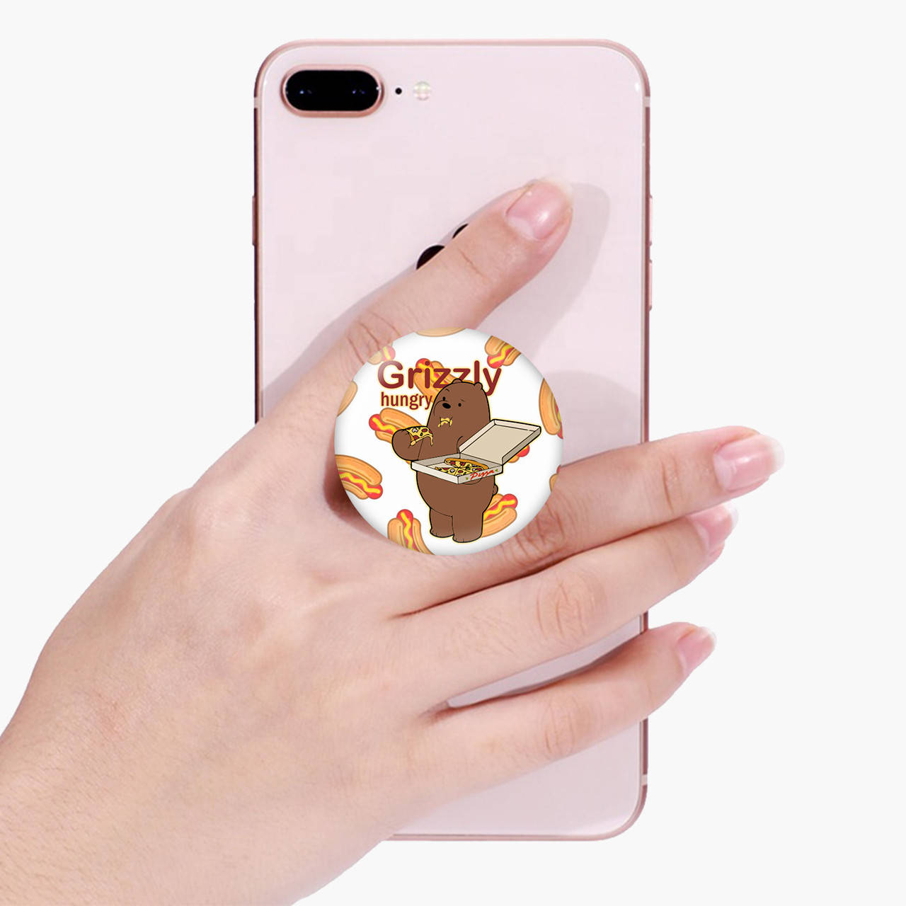 

Попсокет для смартфона We Bare Bears Черный