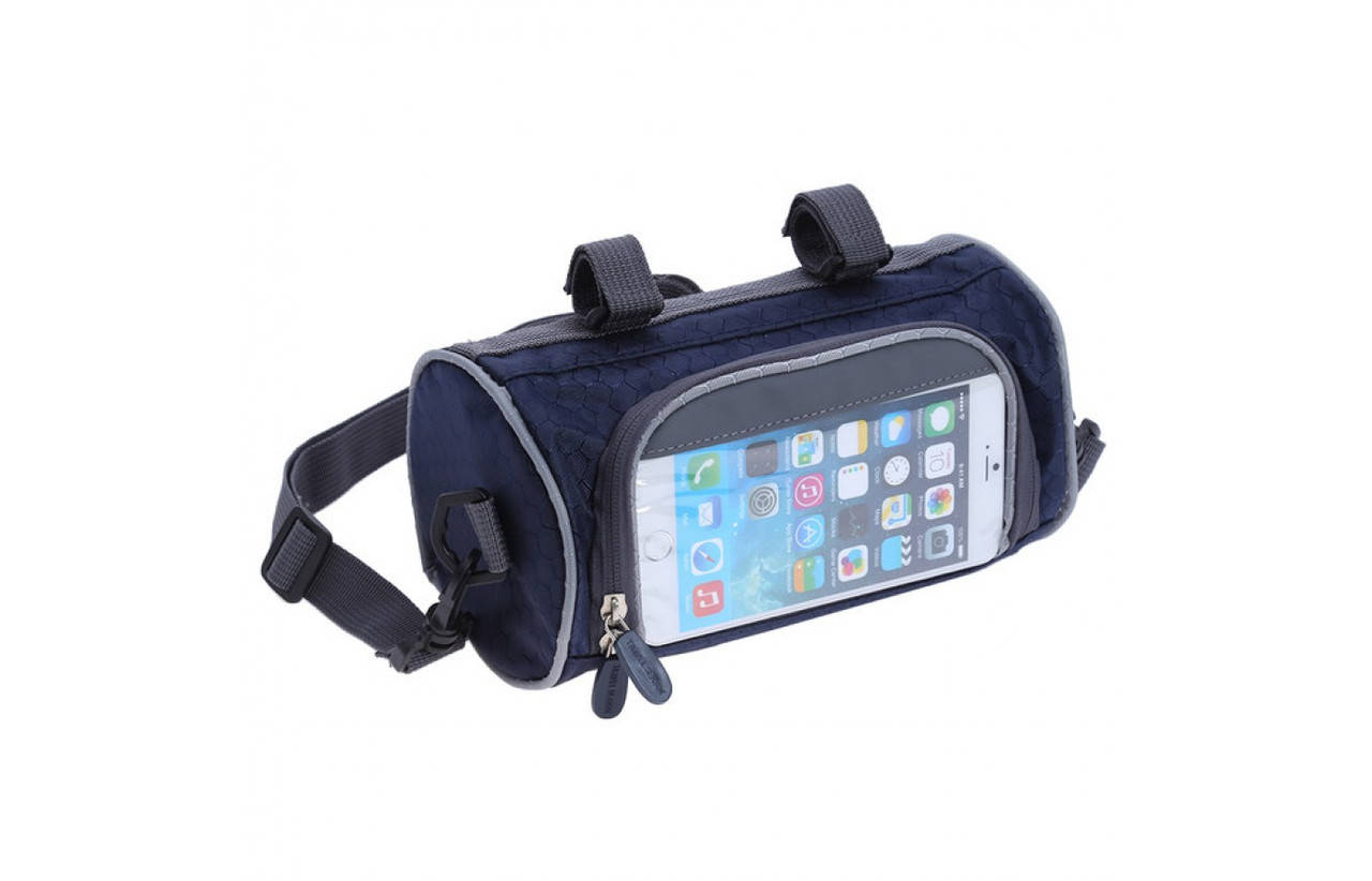 

Сумка для путешествий, Велосумка на руль под смартфон (Синяя)