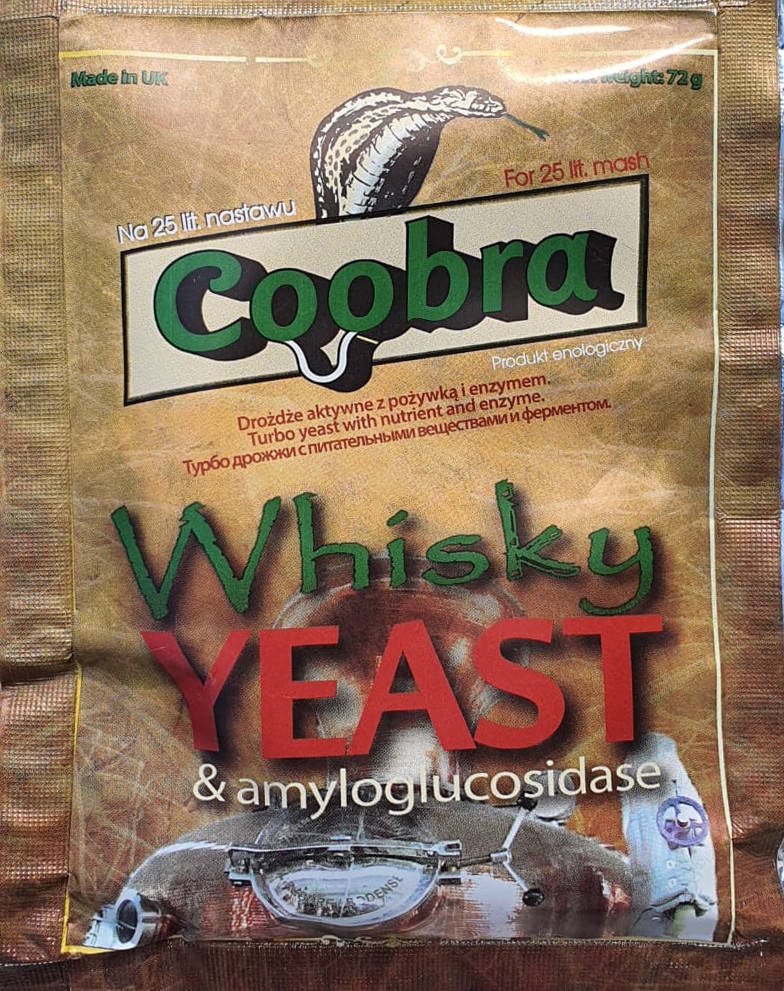 

Cухие дрожжи Coobra Whisky 72 г